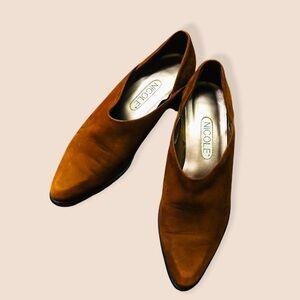 Nicole Vintage Suede Bootie Shoes